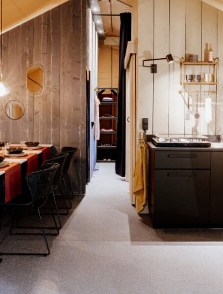 Glamping Chic Luxurious Interior Lodges